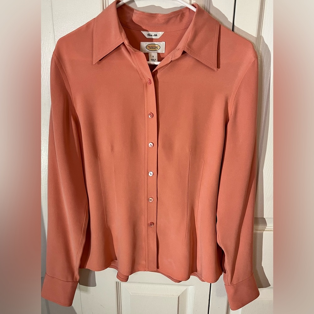 TALBOT SILK BLOUSE. Size 8